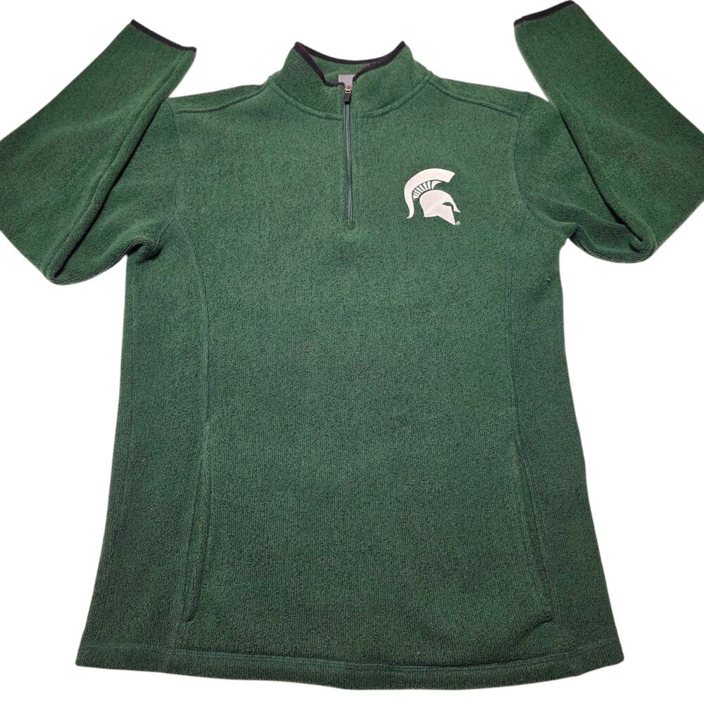 Knights Apparel Michigan State Spartans Pullover Green Men’s Small NCAA